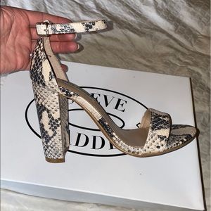 Steve Madden Carson snake skin heels